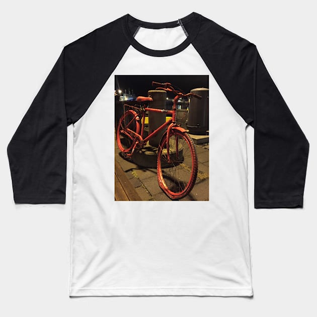 Need a new Bike?  Cyclists and Bikers remember to pump your Tyres!! Baseball T-Shirt by Bucklandcrafts